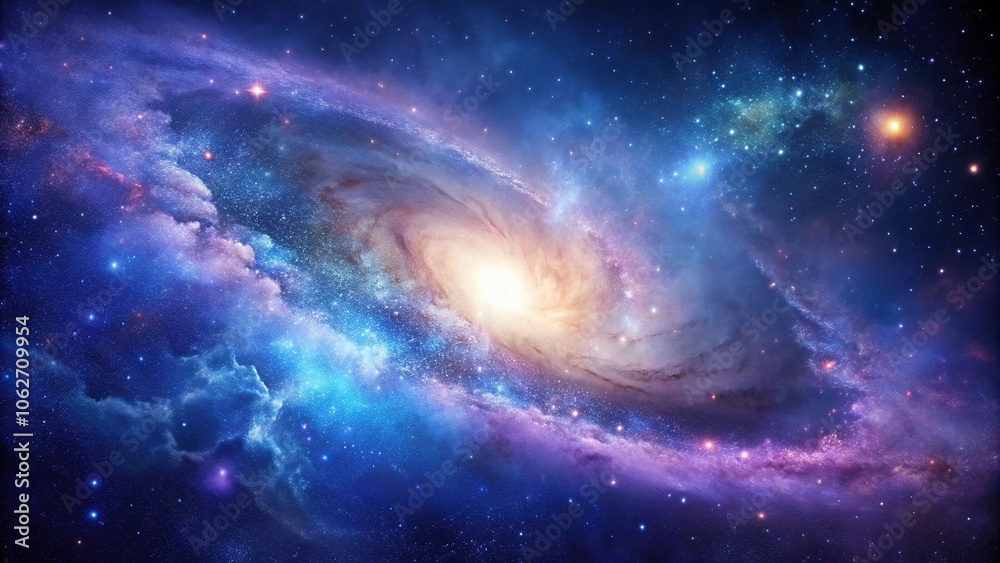 Deep Space Galaxy wallpaper with a dark blue and purple background, cosmos, deep space Deep Space Galaxy wallpaper with a dark blue and purple background, cosmos, deep space