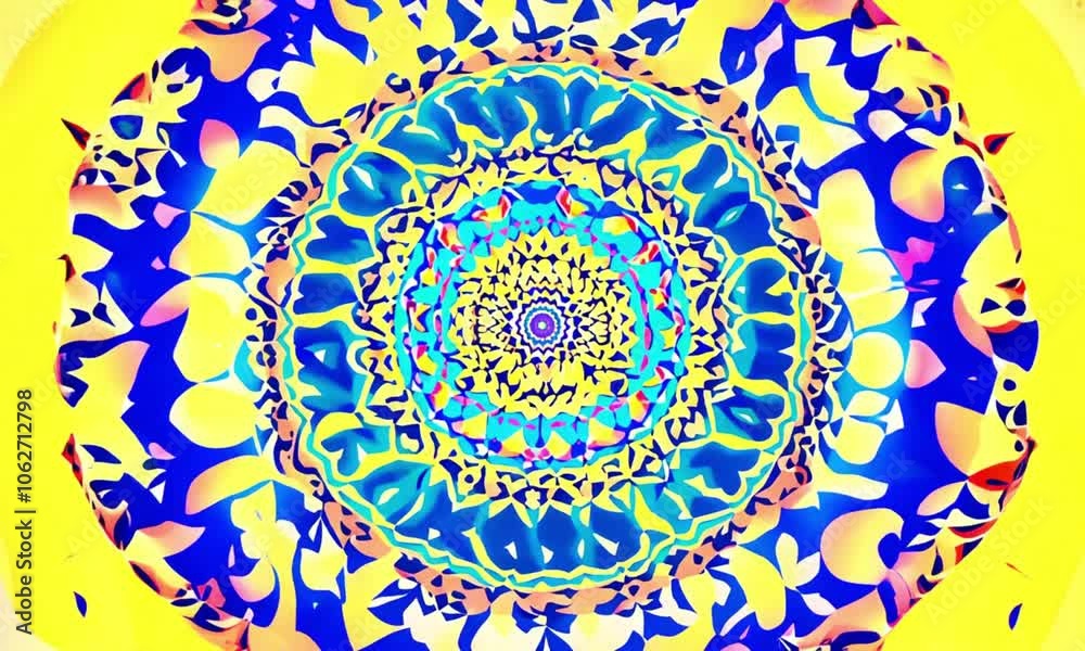 round ornamental background