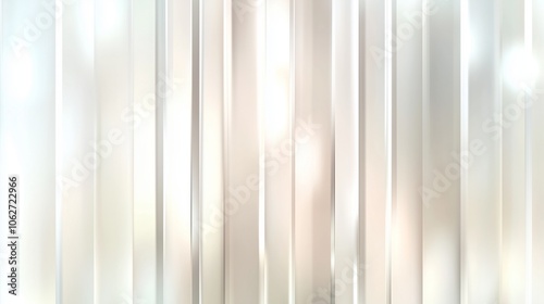 Delicate, translucent glass with gentle reeded patterns, evoking simplicity and sophistication.