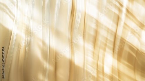 Delicate, translucent glass with gentle reeded patterns, evoking simplicity and sophistication.
