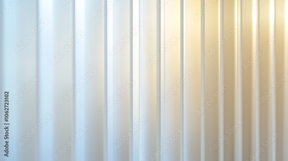 Obraz premium Delicate, translucent glass with gentle reeded patterns, evoking simplicity and sophistication.