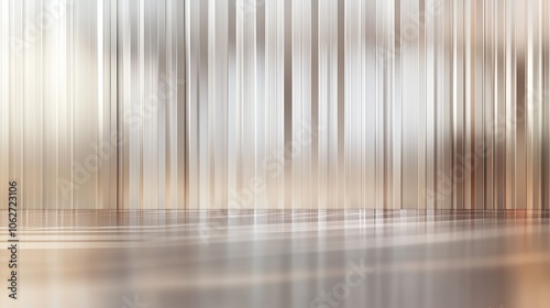 Delicate, translucent glass with gentle reeded patterns, evoking simplicity and sophistication.