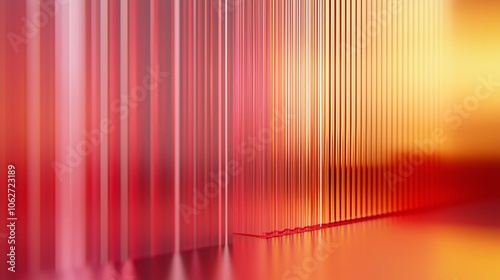 Delicate, translucent glass with gentle reeded patterns, evoking simplicity and sophistication.