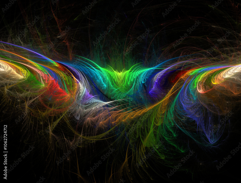 Fototapeta premium Imaginatory fractal abstract background Image