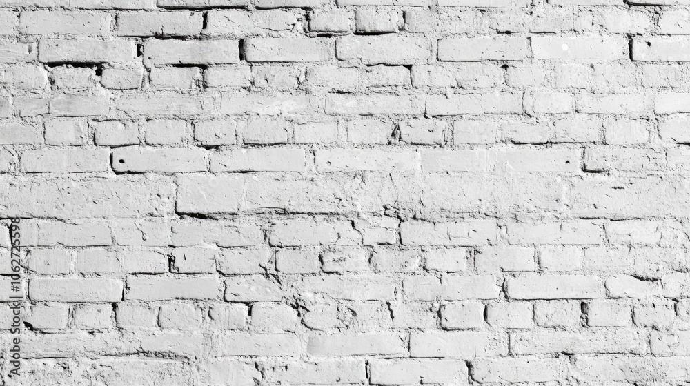 Fototapeta premium White Brick Wall Background Texture for Design Use
