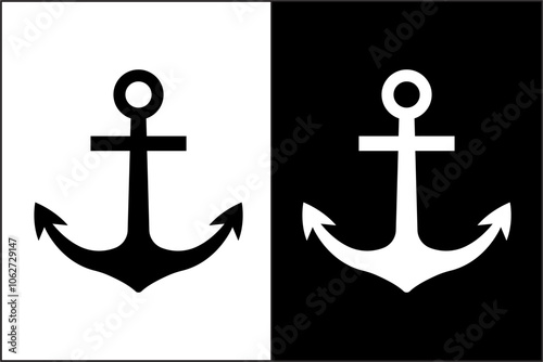 Illustration vector graphic of anchor ship icon