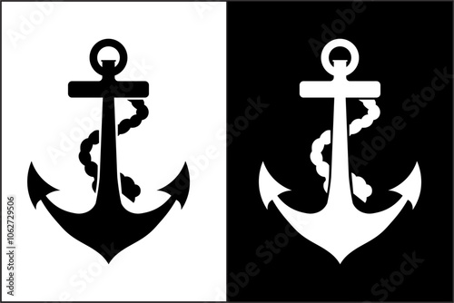 Illustration vector graphic of anchor ship icon