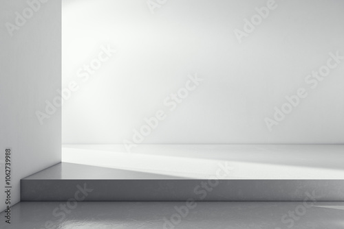 Wallpaper Mural Modern Empty Room with Minimalist Design. 3D Rendering Torontodigital.ca