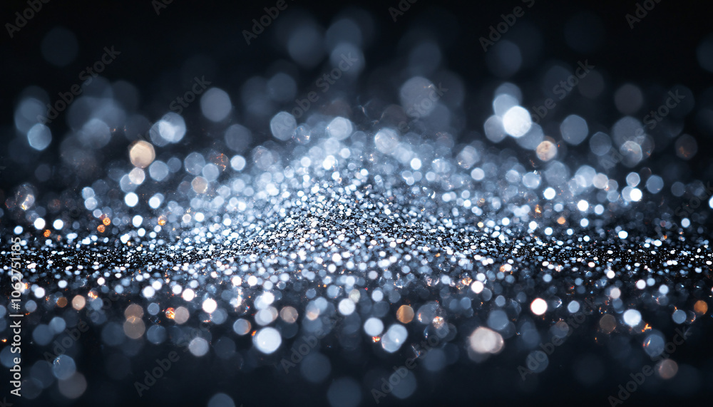 Elegant silver confetti cascading on a black background, ideal for New Year’s, celebrations, or holiday event designs with ample copy space for text integration. Elegant silver confetti cascading on a black background, ideal for New Year’s, celebrations, or holiday event designs with ample copy space for text integration.