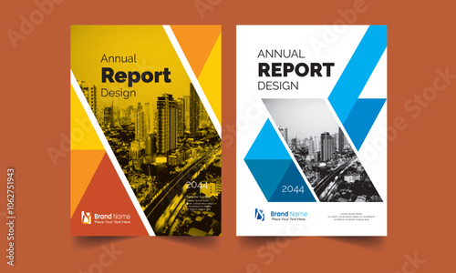 Annual report design template