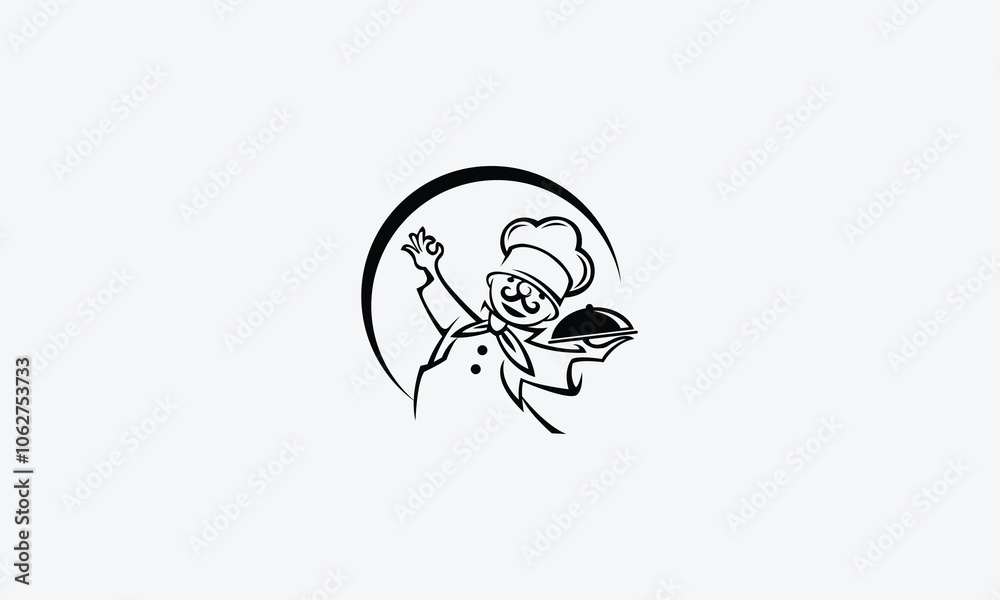 Chef logo logo design vector template Chef logo logo design vector template