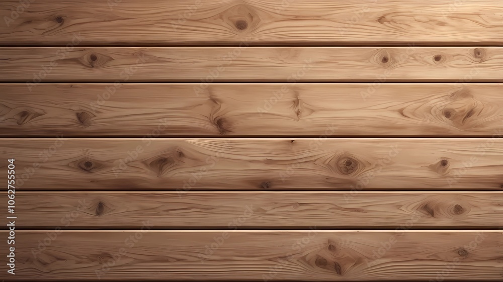 Naklejka premium Light texture of wooden boards, background of natural wood surface. Brown wooden