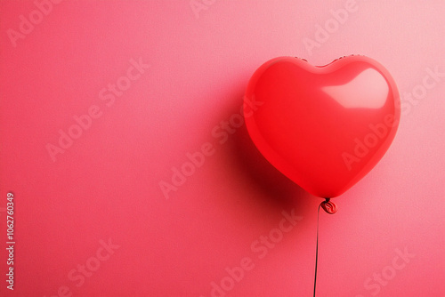 red heart balloon