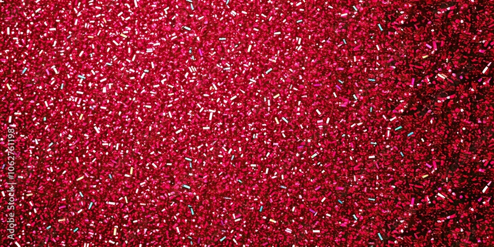 Red background with scattered bright confetti creating a festive and celebratory atmosphere, fun, background Red background with scattered bright confetti creating a festive and celebratory atmosphere, fun, background
