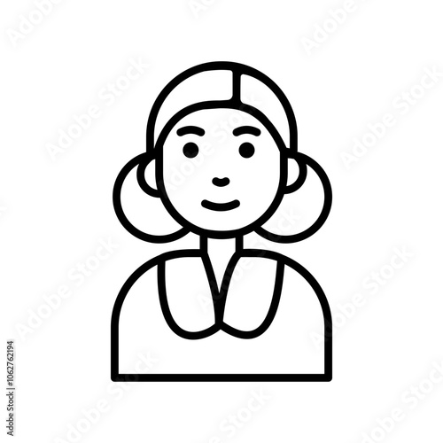 Cartoon businessman call center operator smiling in office with headset assisting customers in a friendly professional service role