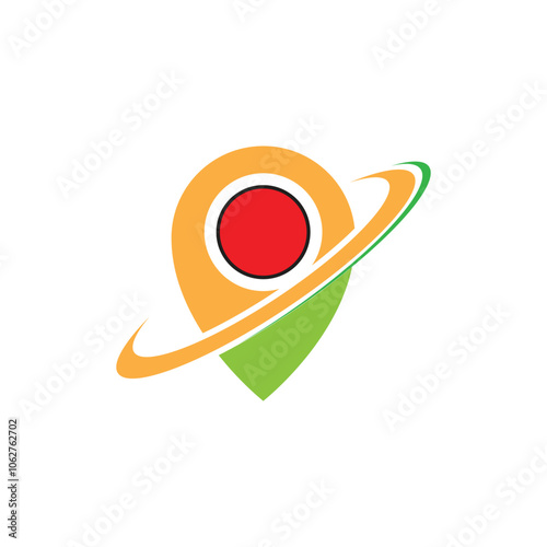 Location point Logo vector template