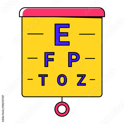 Snellen Chart Illustration