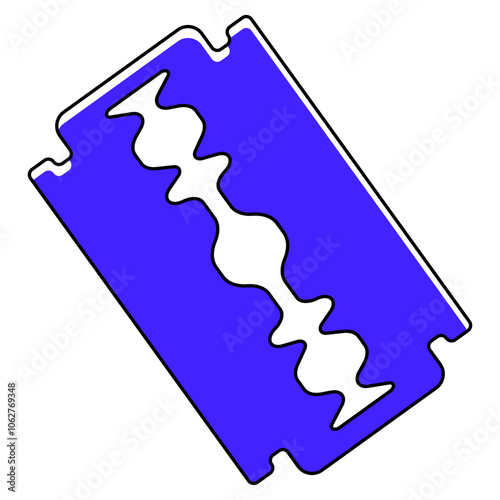 Razor Blade Illustration