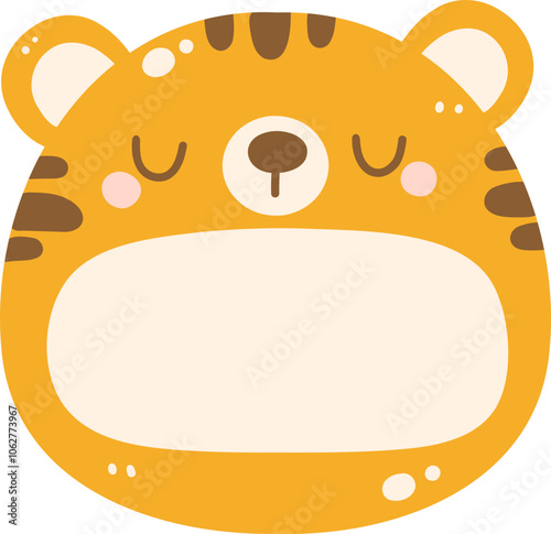 Tiger Name Tag