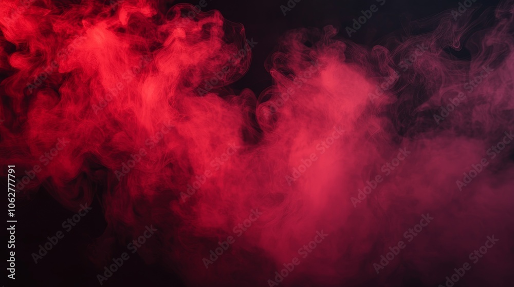 Swirling Crimson Smoke, A Dark, Evocative Abstract Swirling Crimson Smoke, A Dark, Evocative Abstract