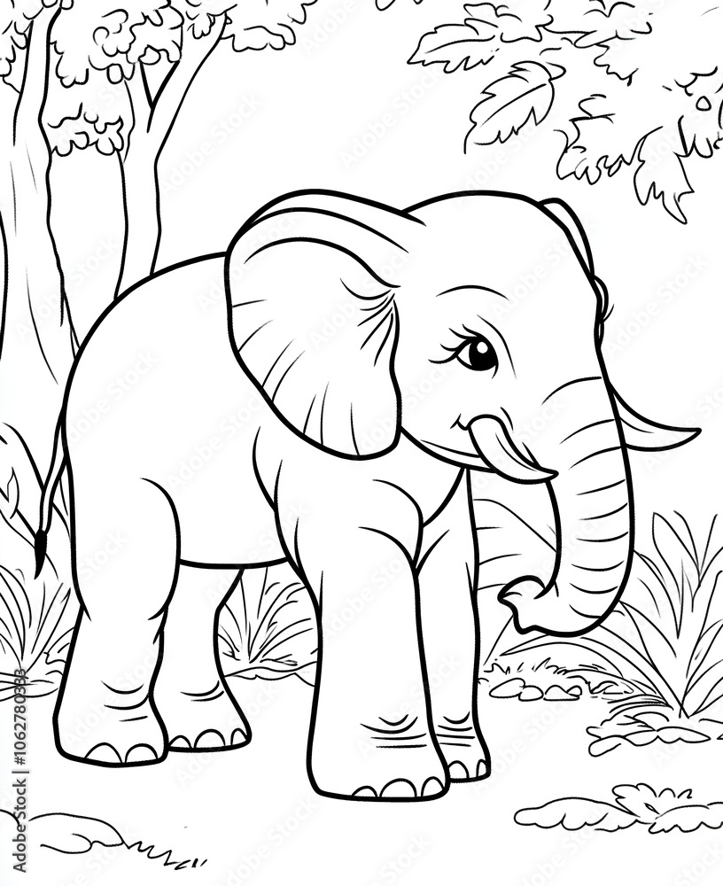 Naklejka premium elephant