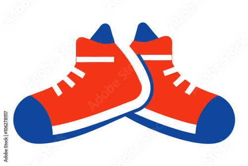 Boxing Shoe | isolated vector illustration on white background