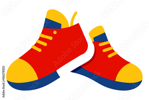 Boxing Shoe | isolated vector illustration on white background