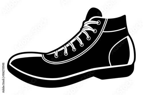 Boxing Shoe | isolated vector illustration on white background