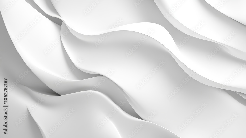 Fototapeta premium Clip on clean background soft shadows sleek and modern simplicity