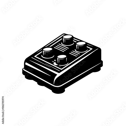 Drum Pedal Vector Logo