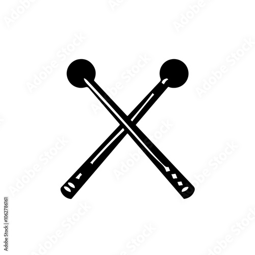 Druming Sticks Vector Logo