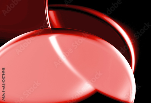 Elegant Casual Red Curve Background for Modern Designs