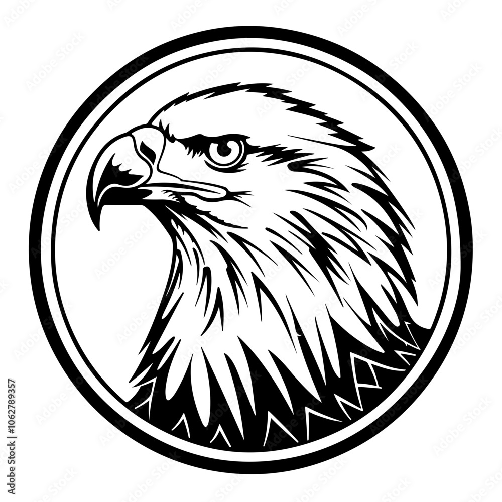 Obraz premium Eagle Claw Vector Logo