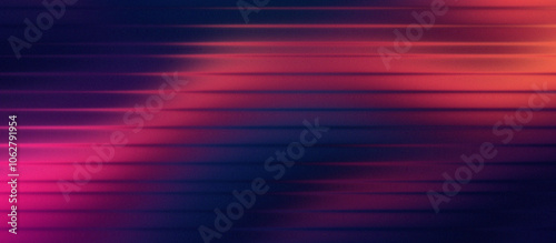 Vibrant Gradient Abstract Background with Orange to Blue Horizontal Blurs