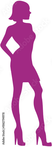 Model Girl Silhouette icon 