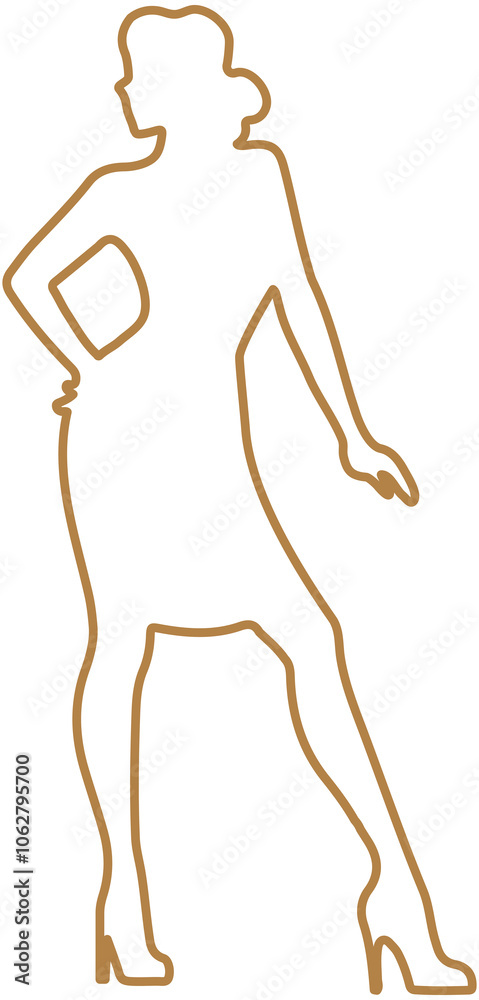 woman silhouette outline woman silhouette outline