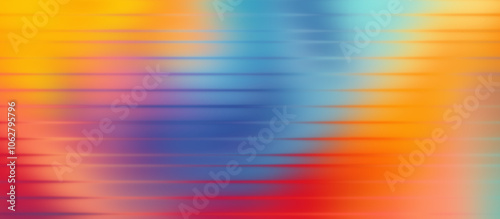 Abstract glass background. The texture of wavy glass illuminated with multi-colored light