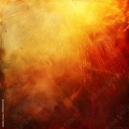 A vibrant abstract background with warm colors and dynamic light effects.