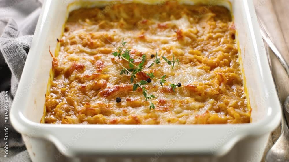 vegetable gratin with cream and cheese vegetable gratin with cream and cheese