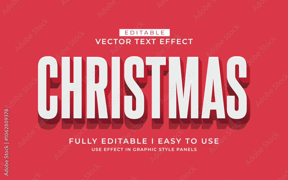 3d editable merry christmas text effect graphic style template 3d editable merry christmas text effect graphic style template