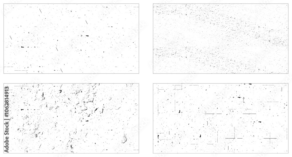 Retro grunge banners set with stains scratches spots in grungy style isolated illustration Retro grunge banners set with stains scratches spots in grungy style isolated illustration