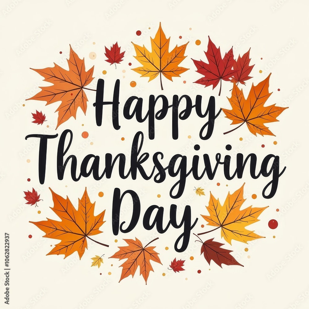 Happy Thanksgiving day card Happy Thanksgiving day card