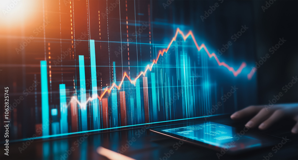 charts and graphs with statistics to innovation analyze business potential and forecast future development of companies growth. charts and graphs with statistics to innovation analyze business potential and forecast future development of companies growth.