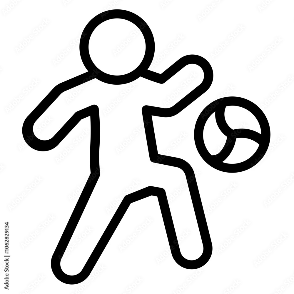Football Line Icon Football Line Icon