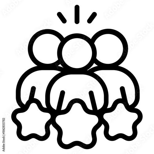 Experts Line Icon