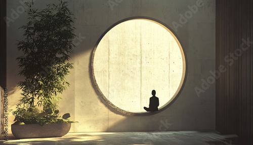 Minimalist and unique interior design in the house