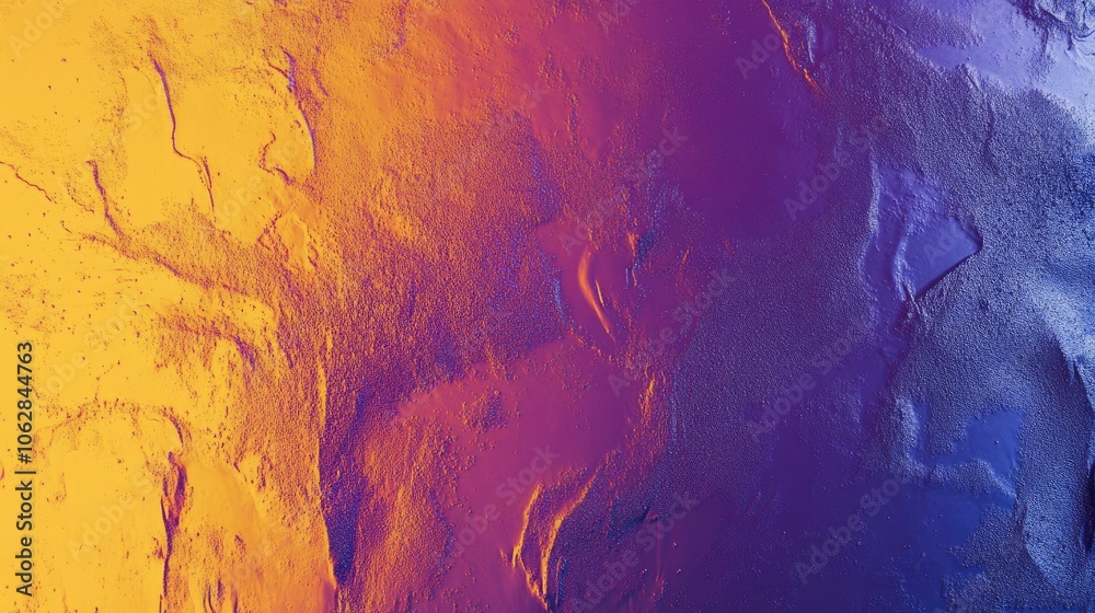 custom made wallpaper toronto digitalYellow-purple gradient with blue and orange accents, grainy texture background.