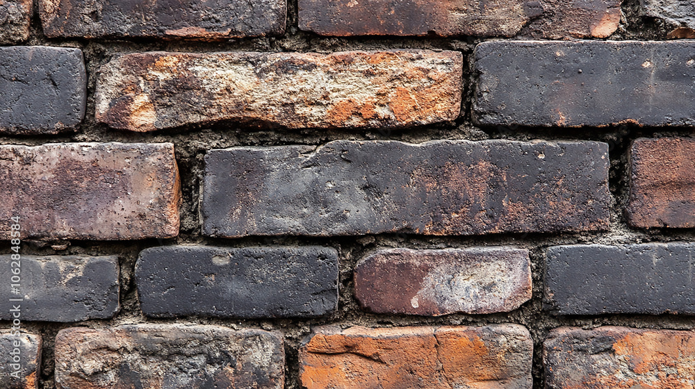 Background with white rectangular brick texture. Rough grungy gray brick surface black brick wall background texture
Background with white rectangular brick texture. Rough grungy gray brick surface black brick wall background texture