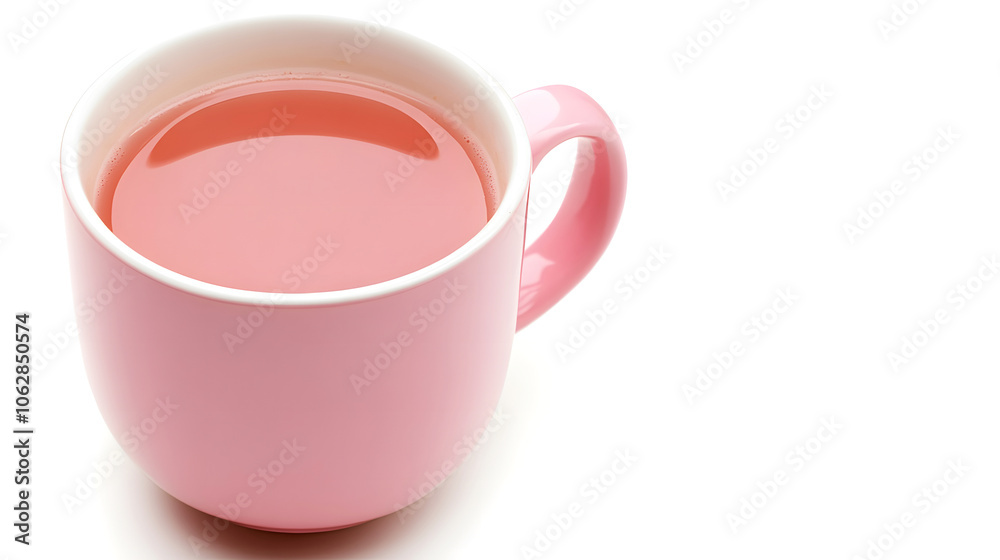 Pink Beverage in a Mug