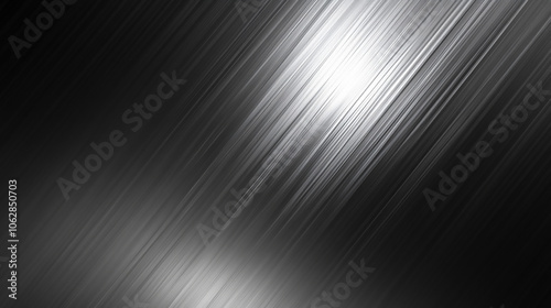 Abstract black and silver linear patterns with a smooth gradient in dim light  abstract Black and White Gradient Background with Diagonal Lines 

